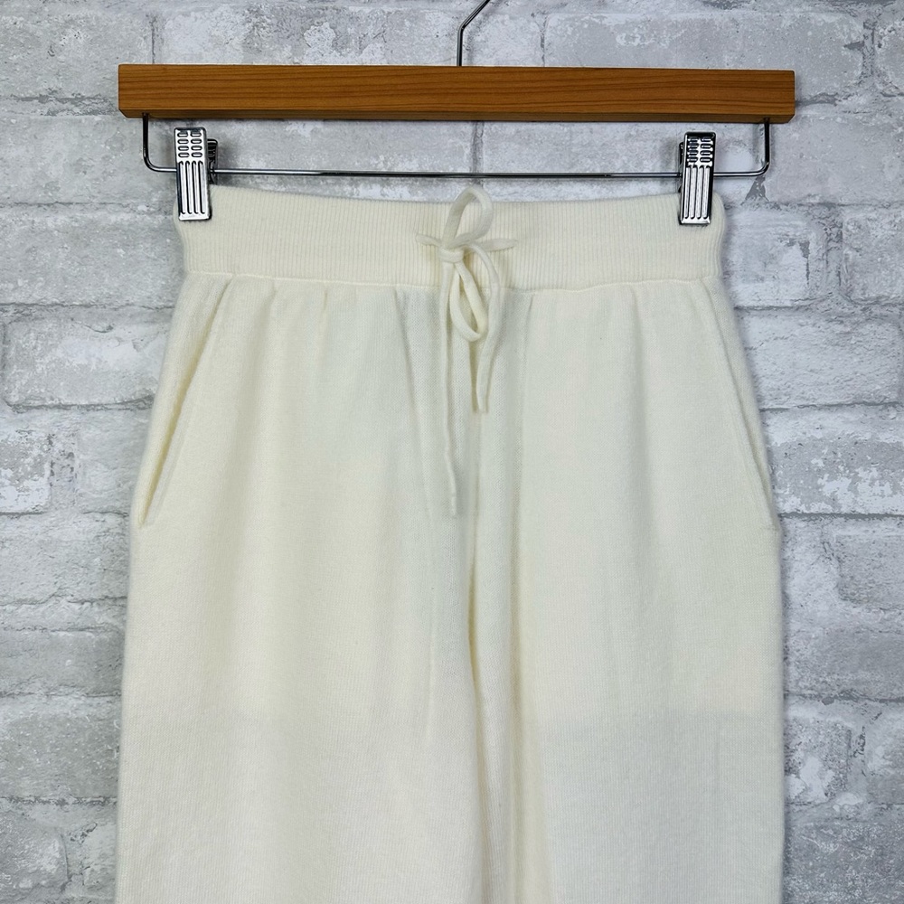 Gentle Herd Wool Joggers XXS Loungewear Cream Off White Pockets - Picture 5 of 13